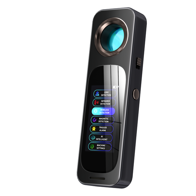 F111 Intelligent Airbnb Essential AI Anti-Spy Hidden Camera Detector Smart AI Chip Automatic Scanning