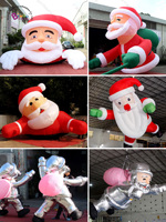 Décorations de Noël gonflables d'extérieur, Père Noël LED lumineux, Père Noël gonflable géant personnalisé pour la décoration de jardin de Noël