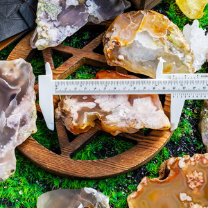 Tinh Thể Địa Lý Nat Nóng Đá Chữa Bệnh Hoa Đá Mã Não Tinh Thể Lát Tinh Thể Tinh Thần Tấm - Product Image 5