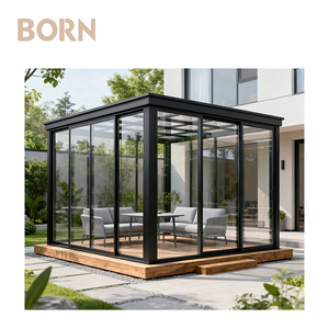 Sang Trọng Phong Cách Châu Âu Năng Lượng Hiệu Quả Nhôm Kính Mặt Trời Phòng Chờ Mặt Trời Vườn Nhà Mini Nhà Kính Cho Giải Trí Độc Quyền Nook - Product Image 6