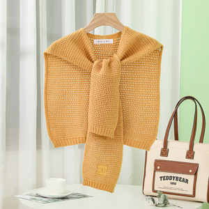 Của phụ nữ rắn màu mùa hè capelet mới bán buôn trang trí Rỗng ra lưới dệt kim khăn choàng truyền thống khăn quàng cổ & khăn choàng - Product Image 2