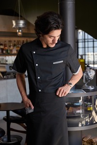 Uniforme Professionale <span class=keywords><strong>per</strong></span> Camerieri di Hotel e Ristoranti, Abbigliamento da Lavoro <span class=keywords><strong>per</strong></span> Personale di Servizio, Area Ristorazione, Reception e Catering - Product Image 3