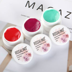 <span class=keywords><strong>Rosalind</strong></span> Oem, Logotipo Personalizado, Marca Privada, 24 Colores, 5ml, Gel de Patrones 3D para Tallar, Esmalte de Uñas en Gel UV/LED para Arte de Uñas y Belleza - Product Image 3