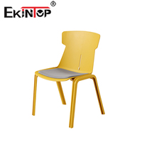 Chaise pivotante en fer, siège à pièces empilables, salle de formation, école, pièces empilables
