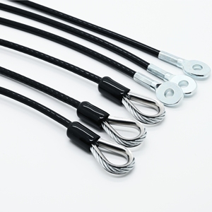 Pabrik kustom rakitan tali kawat baja tahan karat dengan tab pemasangan dan aksesori lampu ujung melingkar untuk kabel keselamatan - Product Image 3