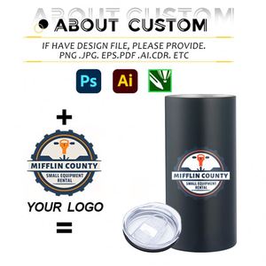 Custom Logo 16 oz Promotional Gift Vacuum Metal <b>Cup</b> Double Wall Insulated Stainless Steel Slim <b>Cup</b> with Lid - Product Image 5