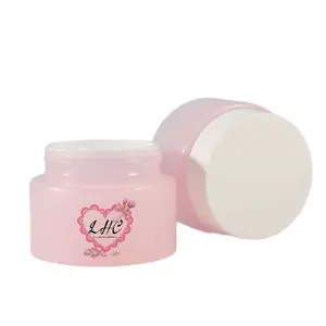 Pp Creme 100g Creme glas Pink Cream Lotion Scrub Flasche kann LOGO angepasst werden