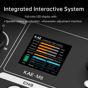 Kae M8 đầy đủ phạm vi loa siêu trầm loa siêu trầm 8 inch Bass Powered khuếch đại buổi hòa nhạc <span class=keywords><strong>DJ</strong></span> giai đoạn hoạt động 8 inch chuyên nghiệp <span class=keywords><strong>Bluetooth</strong></span> loa - Product Image 6