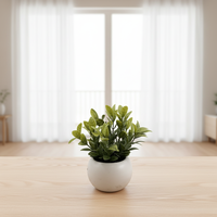 Plantes artificielles en pot les plus vendues, écologiques, résistantes aux UV, style simple, décorations de bureau à domicile, mini Thanksgiving