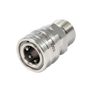 Sulai Machinery High <b>Pressure</b> <b>Washer</b> <b>Adapter</b> M22 14 Stainless Steel Quick Disconnect For Water Gun Hose - Product Image 5
