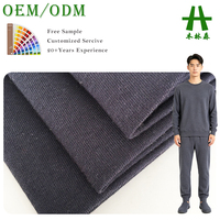 Tissu jersey en coton 100% Mulinsen Textile, poids lourd, 32s