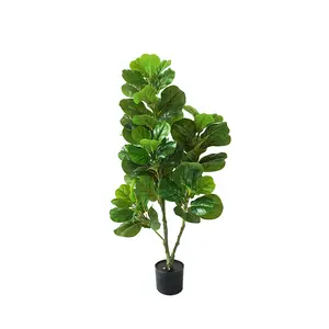 Bonsaï de décoration nordique pour la maison, prix de gros, violon artificiel de conception nouvelle, Ficus Lyrata, figue en Pot