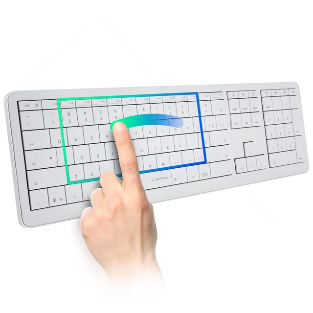 OEM ODM CLVX 1 Wireless Keyboard with Trackpad Full Size Bluetooth