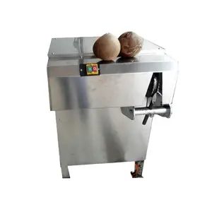 Factory Price Dry Coconut Dehusking Machine Semi Automatic Coconut Shell Remover Desheller Machine