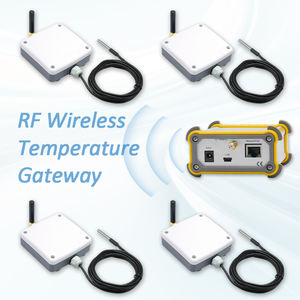 Sensor de Temperatura Industrial, 4 Unidades, Sensor de Temperatura Inalámbrico para Monitoreo de Temperatura - Product Image 1