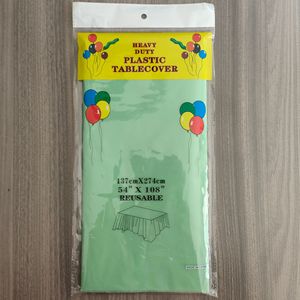 Tovaglia Monouso in Plastica Serie Verde, Rettangolare e Impermeabile per Decorazioni di Compleanni e Matrimoni - Product Image 4