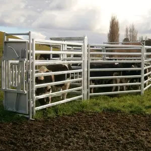 Pannelli per bestiame all'ingrosso all'ingrosso vendita calda alta 6ft terreno agricolo recinto del pannello del bestiame dell'iarda del recinto