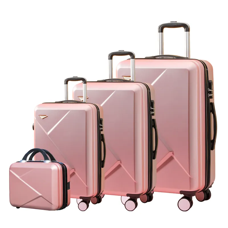 Trolley 360度旅行スーツケースセットハードシェル荷物カートバッグ20 24 28インチトロリー荷物