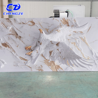 Logo personnalisé 3d Feuille de marbre alternative animale Feuille de marbre UV Marbre PVC pour mur
