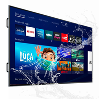 Téléviseurs Extérieurs Intelligents HUSHIDA 65''75''86''98'' Étanches IP55 Soleil Occasionnel Téléviseurs Extérieurs pour les États-Unis et l'Europe pour Piscine