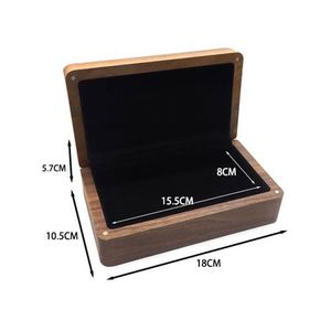 Wooden Handicraft Storage Display Case for Earrings Necklaces - Product Image 2