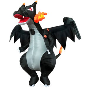 Inflatable <strong>Charizard</strong> Fire Dragon Mascot Costume 2M for Sale - Product Image 4