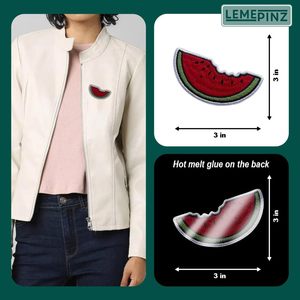 Aplique termoadhesivo o para coser Watermelon Patch 3 para bolsos, ropa, sombreros y vaqueros - Product Image 4