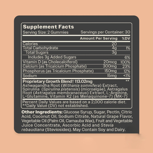 Gomitas Premium para el Crecimiento Infantil, Ricas en Minerales, Aptas para Niños, para <span class=keywords><strong>la</strong></span> Rutina Diaria <span class=keywords><strong>de</strong></span> Nutrición Ósea Durante el Comer en <span class=keywords><strong>la</strong></span> Escuela (OEM/ODM) - Product Image 2
