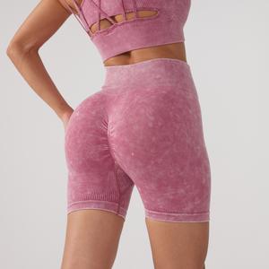 High-Waisted <b>Yoga</b> Leggings with Elastic Waist Four-Way Stretch Breathable Quick-Drying 3/4 <b>Tight</b> Gingham Patterned for Running - Product Image 5