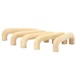 Wholesale Hot Sales Wood Handle Knobs Use For Furniture Drawer Handle Cabinet Door Pull Handles