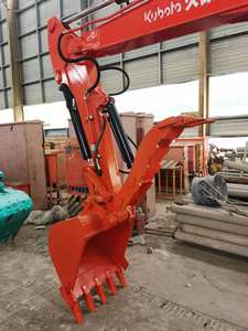 Utilisé pour U55-4 Mini pelle hydraulique sur chenilles avec moteur, boîte de vitesses, pompe et chenilles en caoutchouc d'occasion - Product Image 3