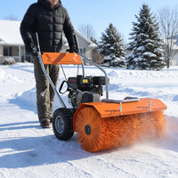 Machine à déneiger avec tête de souffleur à neige et lame à neige en option pour les zones de serres