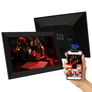 Cadre photo intelligent multifonctionnel avec écran LCD tactile de 10 pouces, personnalisable avec un logo familial - Product Image 2
