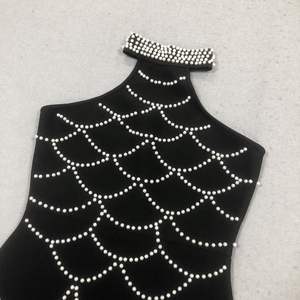 カスタムパールホルターネックフロアレングスドレス用エレガントマーメイドロングブラックイブニングドレスプロムドレス女性パーティー服XS - Product Image 6