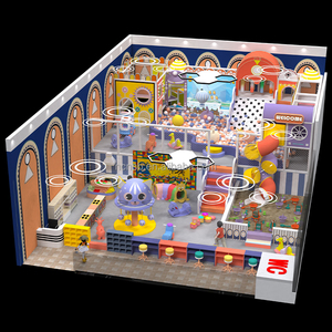 Nuevo y Bonito <span class=keywords><strong>Parque</strong></span> Infantil Interior para Niños, Tobogán de Plástico, Castillo, <span class=keywords><strong>Parque</strong></span> de Atracciones para Niños de 3 a 15 Años, Alta Capacidad de 100 a 500 kg - Product Image 6