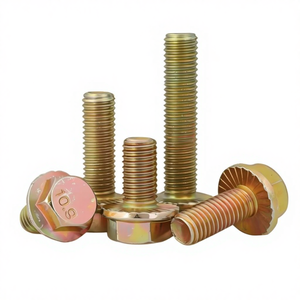 مسامير ذاتية التثبيت سداسية الرأس عالية القوة من الفولاذ الكربوني بطلاء زنك ملون، ذاتية التبطين، بسن خشن، سن عادي، درجة 10.9 - Product Image 5