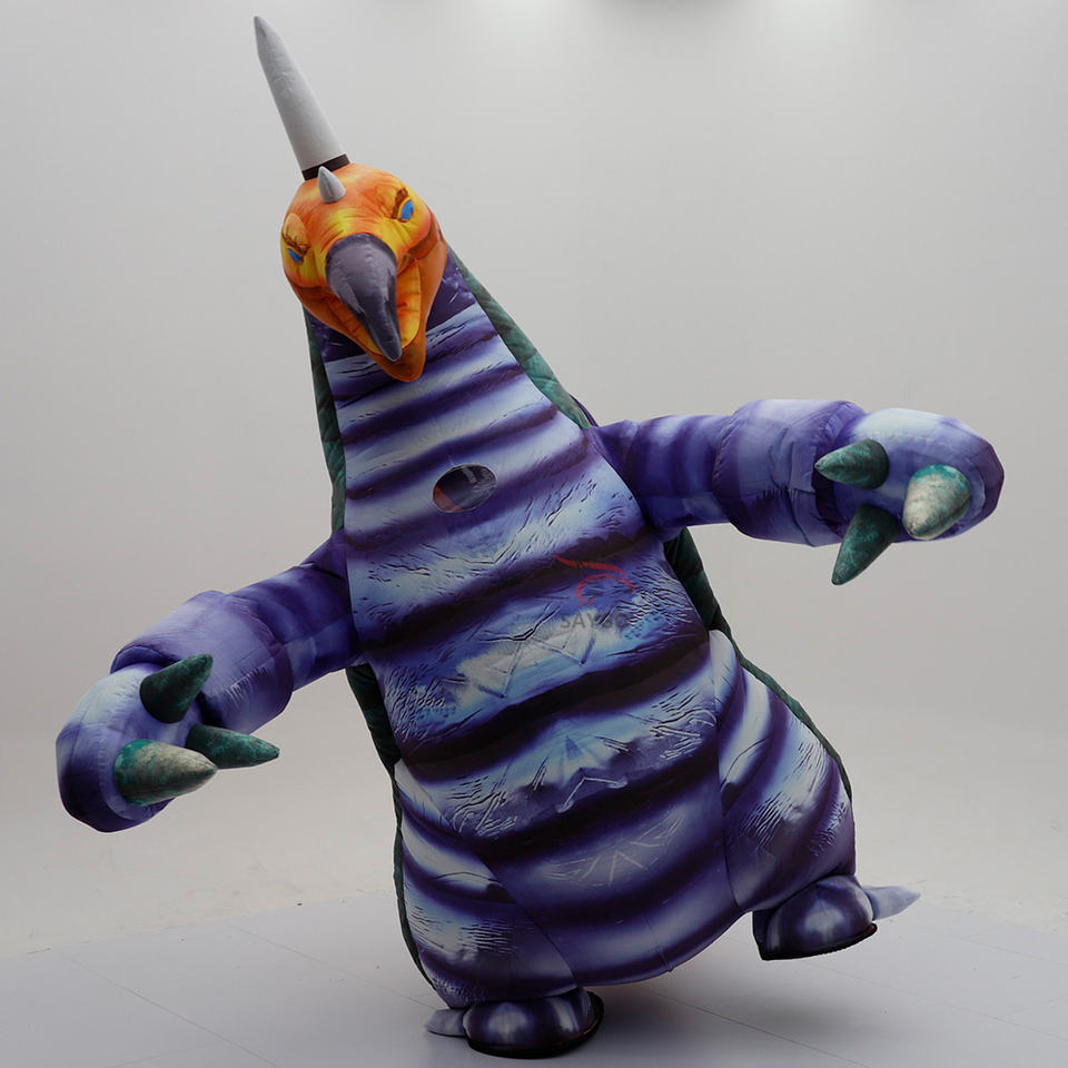 Adult Animal Inflatable Dinosaur Mascot Costume Character Outfit Unisex ...