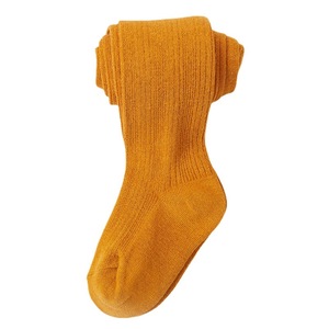 Collants Basiques Multicolores Couleur Unie pour Enfants et Bébés en Coton Peigné à Rayures - Product Image 4