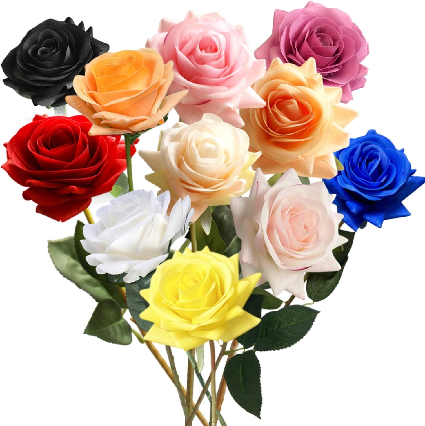 Rose artificielle effet naturel 1