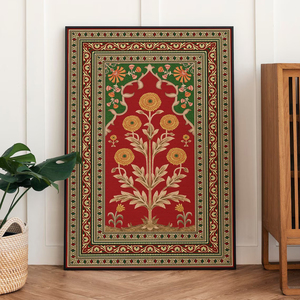 Decorazione per la casa moderna tela d'oro Alhamdulillah Poster stampa immagine da parete Cuadros <span class=keywords><strong>vetro</strong></span> islamico 5d Diamond Art Painting - Product Image 3