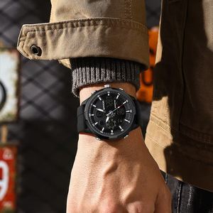 Reloj Electrónico Juvenil Multifuncional de Doble Pantalla Lu Shizhe, Reloj Deportivo para Hombre - Product Image 2
