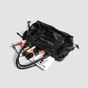 <span class=keywords><strong>Sac</strong></span> fourre-tout en <span class=keywords><strong>cuir</strong></span> PU <span class=keywords><strong>souple</strong></span> délavé style vintage pour <span class=keywords><strong>femme</strong></span>, grande capacité, multi-poches, <span class=keywords><strong>sac</strong></span> à bandoulière quotidien, vente en gros - Product Image 5