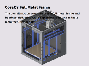 QIDI Q2 Enclosed CoreXY High Speed 3D Printer with 370C Hotend 65C <b>Heated</b> Chamber Auto Leveling for Engineering Materials - Product Image 2