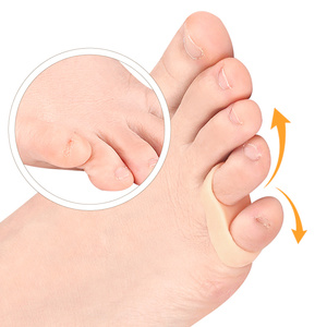 Séparateurs d'orteils en silicone confortables, correcteur d'orteils, espaceur d'orteil <span class=keywords><strong>petit</strong></span> <span class=keywords><strong>doigt</strong></span>, redresseur à 2 boucles pour améliorer l'alignement des doigts superposés - Product Image 6