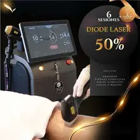 DIODELaser-máquina de depilación con diodo permanente, máquina de depilación láser con velocidad de hielo de 755nm, 808nm, 1064nm, 808, 755, 808, 1064