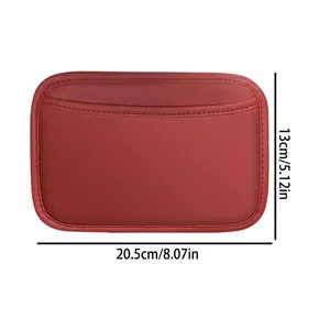 Pochette de rangement pour console centrale de voiture-Sac organisateur adhésif en cuir PU-Kit de rangement pour <span class=keywords><strong>téléphone</strong></span>, sac à main et carte. - Product Image 6