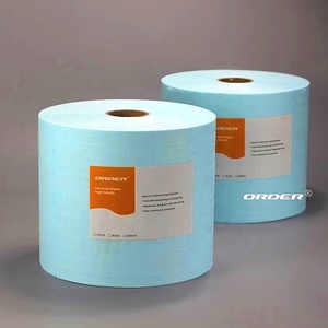 Dụng cụ phân tích lớn Jumbo cuộn cao ma sát cellulose <span class=keywords><strong>Polyester</strong></span> dung môi lau đa mục đích wipers - Product Image 1