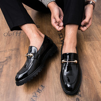 Mocassins Homme Grande Taille pour l'Exportation, Nouveauté 2025 – Chaussures en Cuir Décontractées et Habillées Style Coréen Tendance Britannique à Enfiler