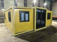 Maison préfabriquée extensible en conteneur - Design moderne pour bureau ou hôtel