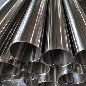 Matériaux de construction : Tuyau rond en acier inoxydable soudé 201 304 <span class=keywords><strong>316</strong></span> 430 410 ASTM, anti-corrosion, creux - Product Image 1